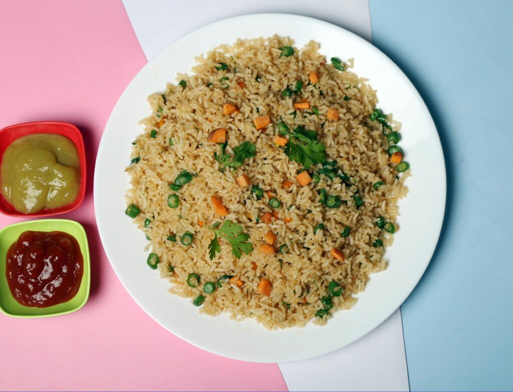 pantry fried rice made from pantry staples